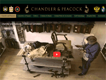 Tablet Screenshot of chandlerandpeacock.com